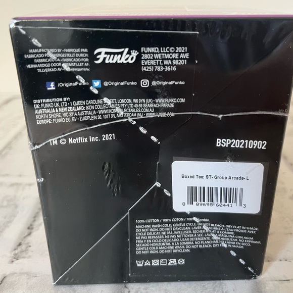 Funko Limited Edition Stranger Things Arcade Boxed Unisex T-Shirt Sz Large - Picture 5 of 5